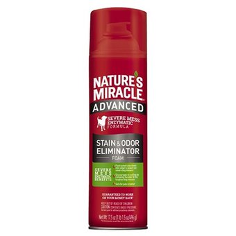 Espuma Eliminadora de Manchas y Olor Nature´s Miracle - 517 Ml, Limpieza y Entrenamiento, Nature´s MIracle, Mister Mascotas Espuma Eliminadora de Manchas y Olor Nature´s Miracle - 517 Ml, Limpieza y Entrenamiento, Nature´s MIracle, Mister Mascotas